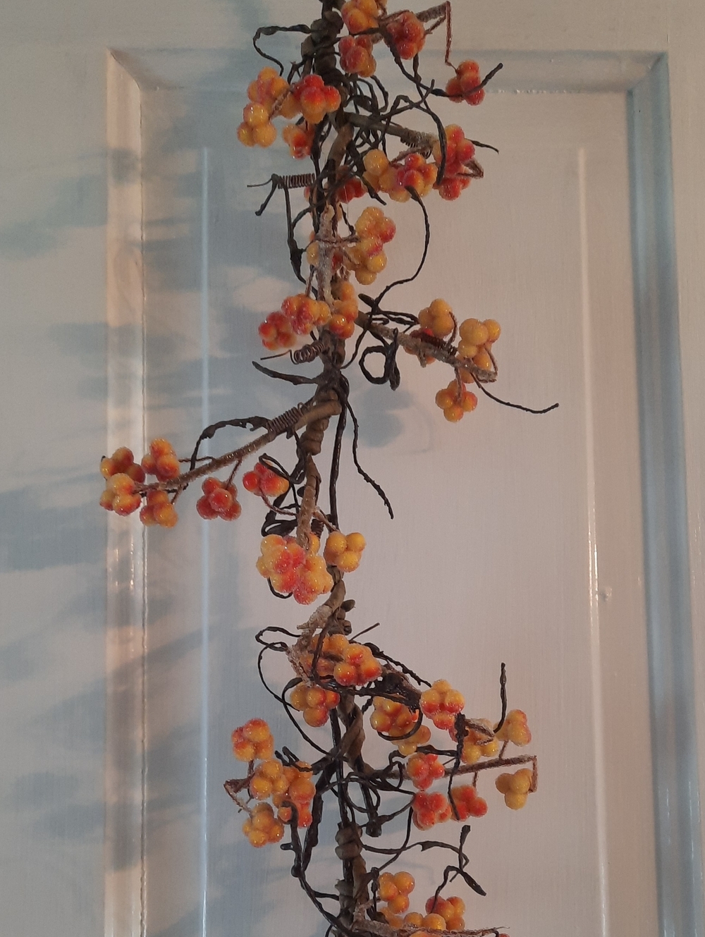 Autumn Berry Garland - Orange and Yellow Home Accents NEW